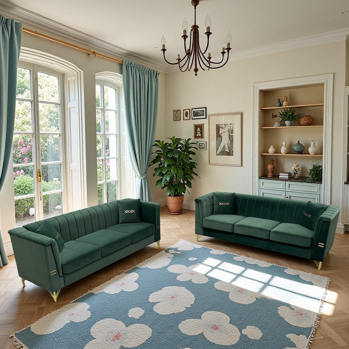 Rapta Luxury 6-Seater Sofa Set