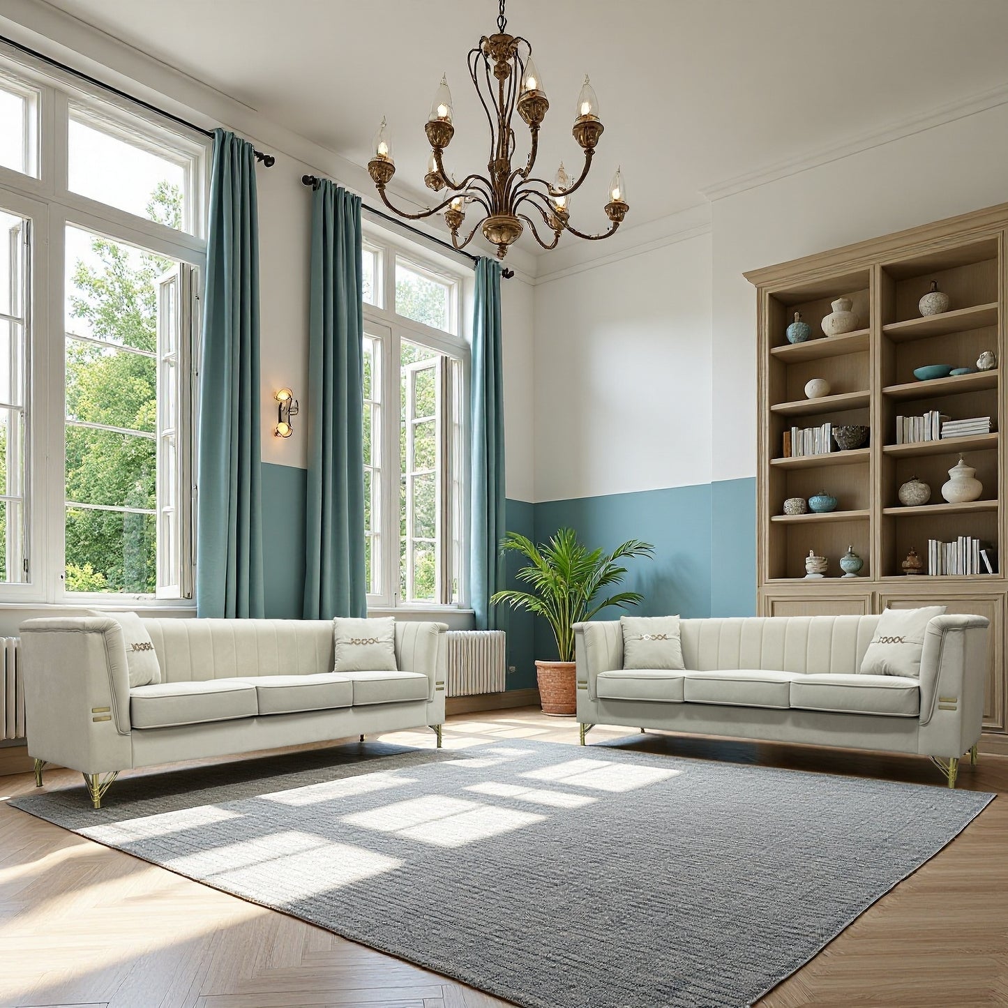 Rapta Luxury 6-Seater Sofa Set