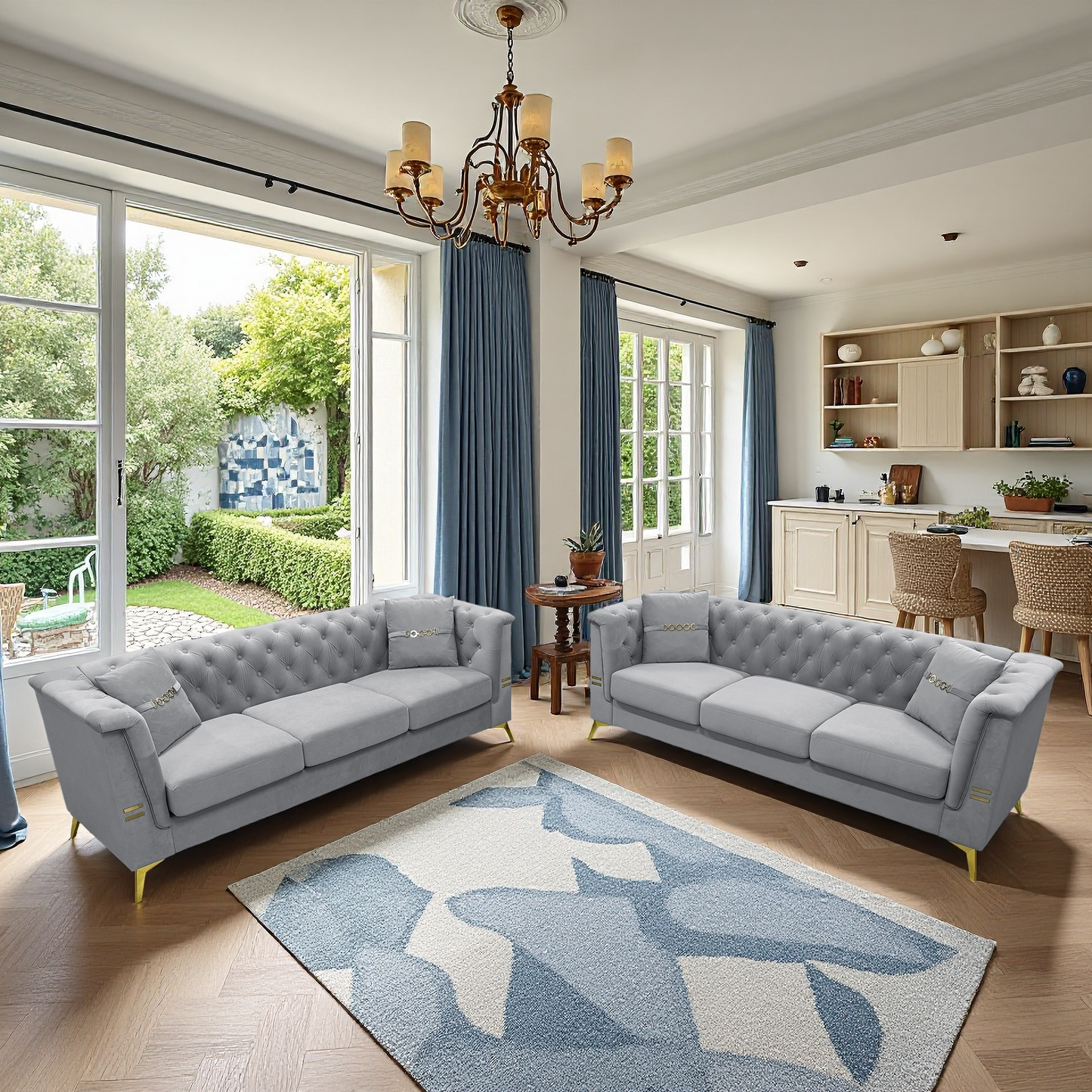 Rapta Luxury 6-Seater Sofa Set