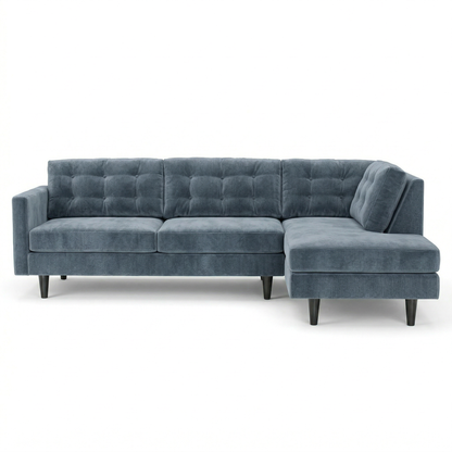 Slate Blue sectional sofa