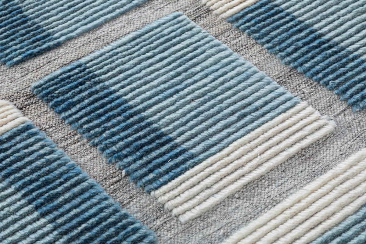 5x8 Hand Woven Flatweave Kuba Dhurrie