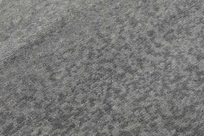 Ombré Gradient Hand Knotted Wool Area Rug 5x8 grey rug