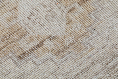 Tribal Medallion Hand Knotted Wool Area Rug 5x8 Beige