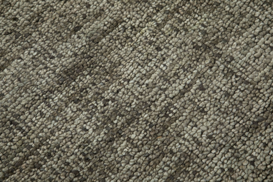 Green Horizon Hand Tufted Wool Hallway Runner 2'6"x8' Olive Green