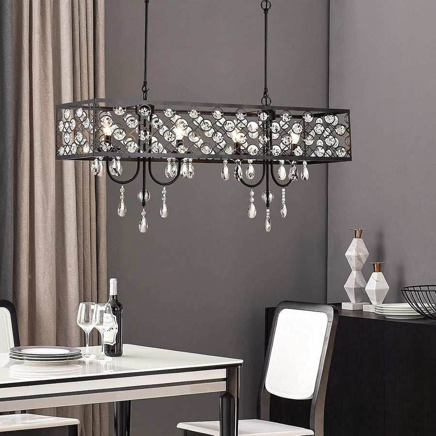 Crystal Rectanguler Chandelier