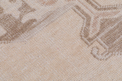 Taj Medallion beige 5x8 Hand Knotted Pure Wool Rug