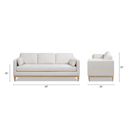 Greenland light beige 3 Seater Farmhouse Sofa 