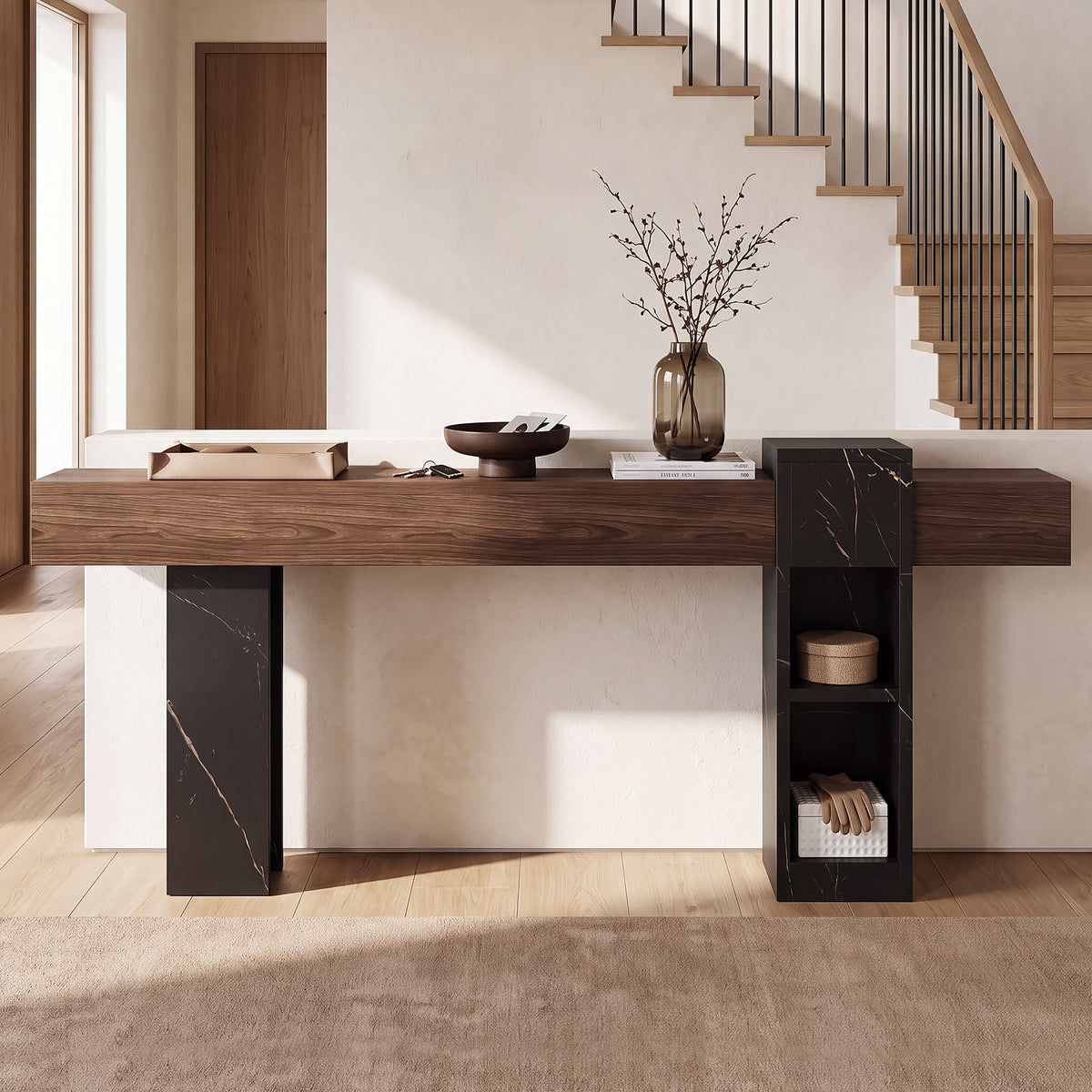Lavada Console Table walnut