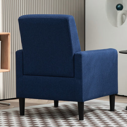 Teal Blue Accent Armchair