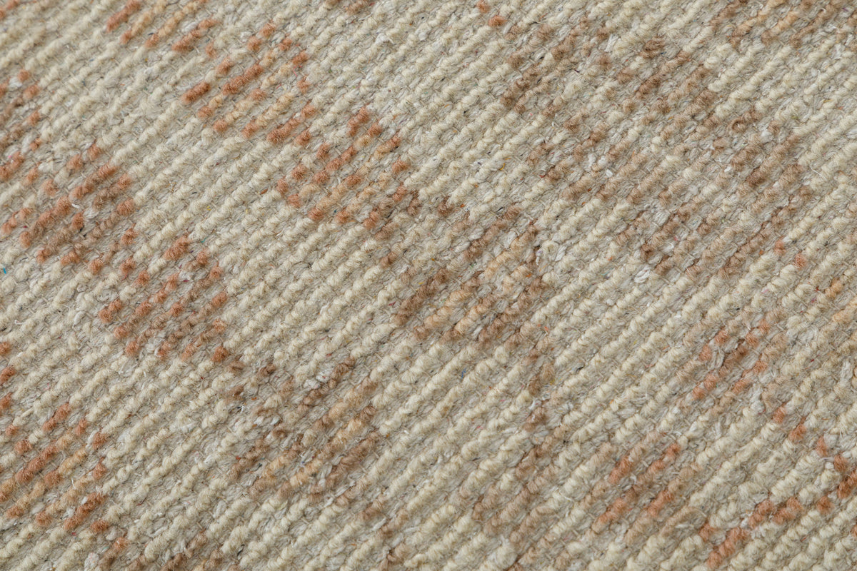 Cypress Tree Motif Hand Knotted Wool Rug 5x7 beige carpet 