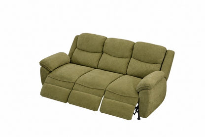 3 seater 6 seater charcoal green power recliner sofa 