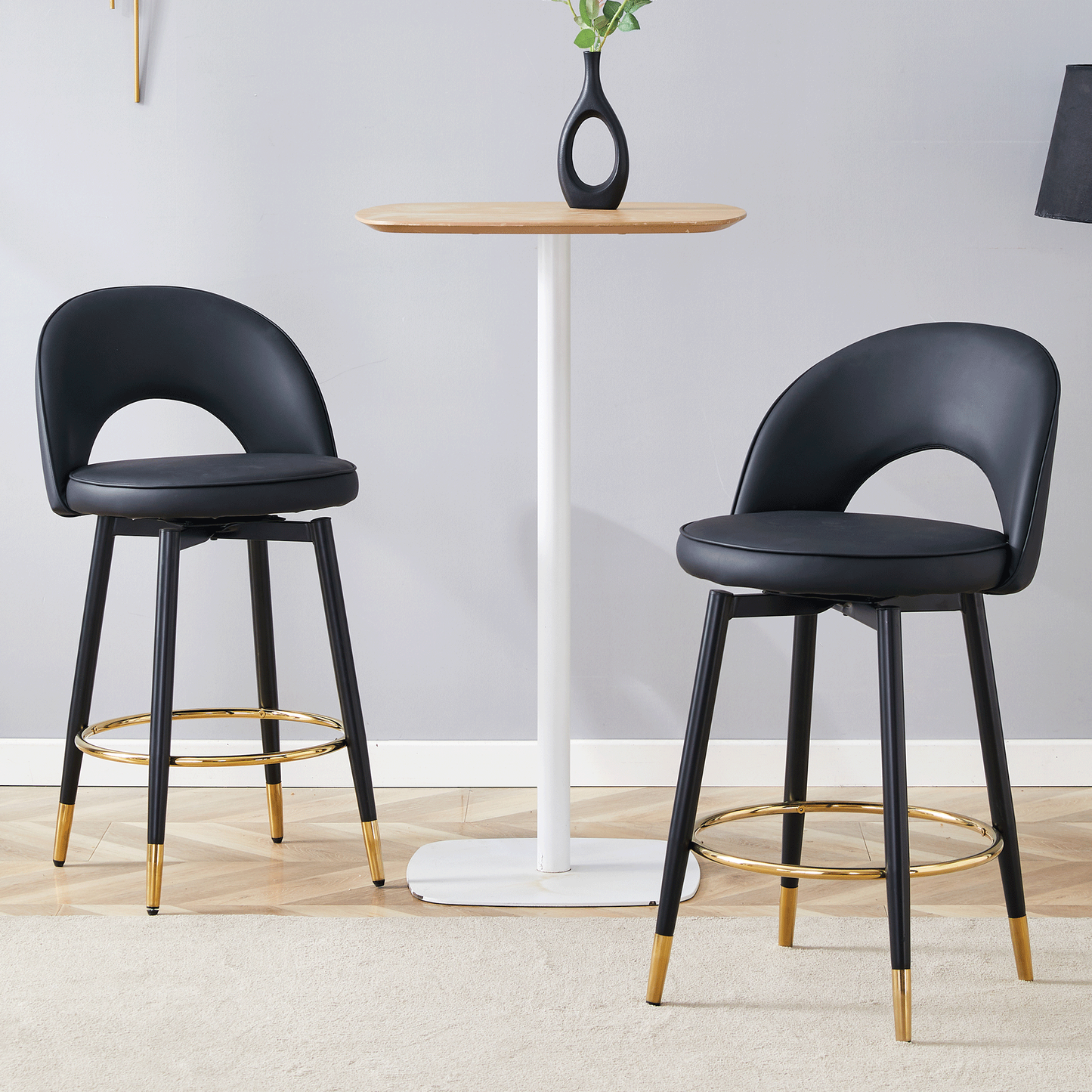 Tasla Club 360 ° rotatable bar chair