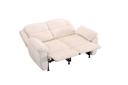 2 seater 6 seater beige power recliner sofa