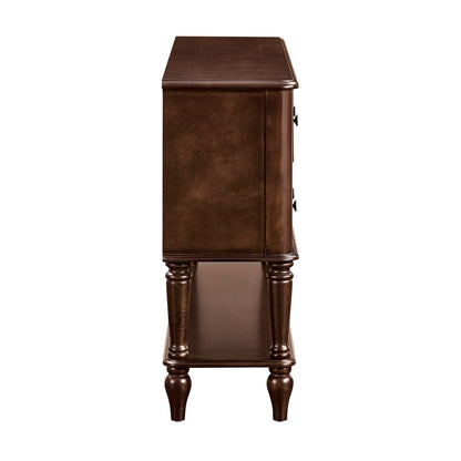 Walker  Espresso Vintage Console Table