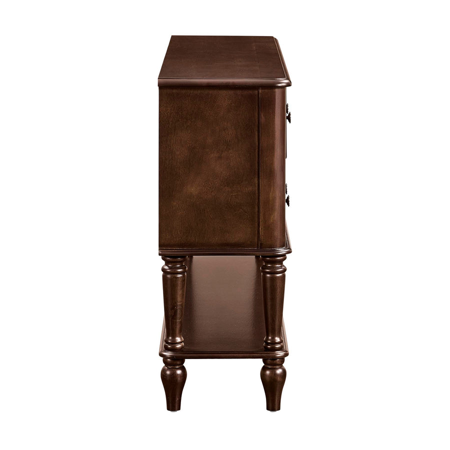 Walker  Espresso Vintage Console Table