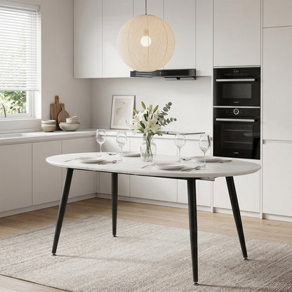 4 Seater 8 Seater pull up dining table and chair set