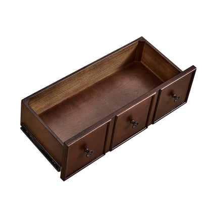 Walker  Espresso Vintage Console Table