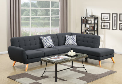 Rabta Sectional Chaise Black