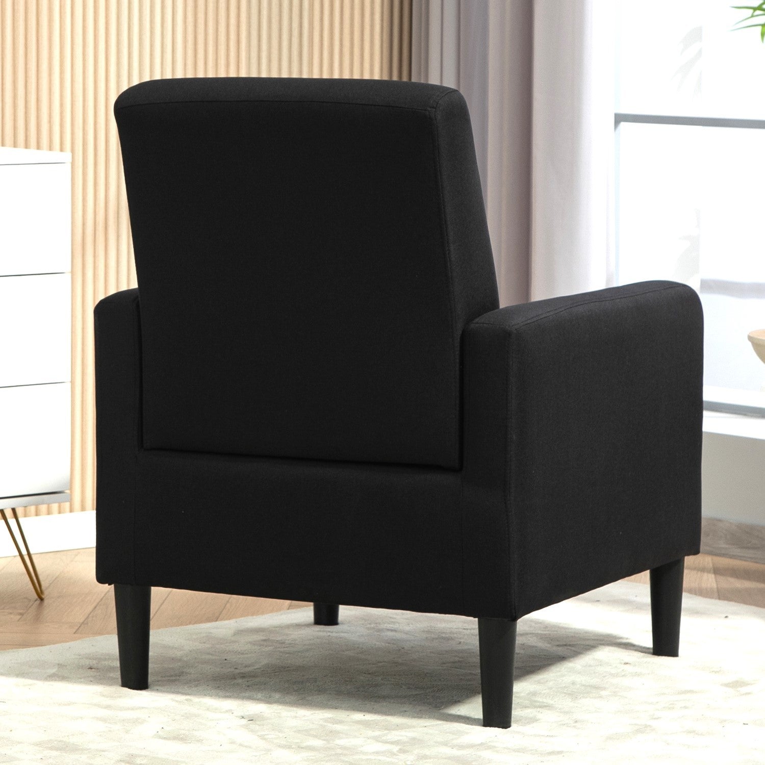 Black Accent Armchair