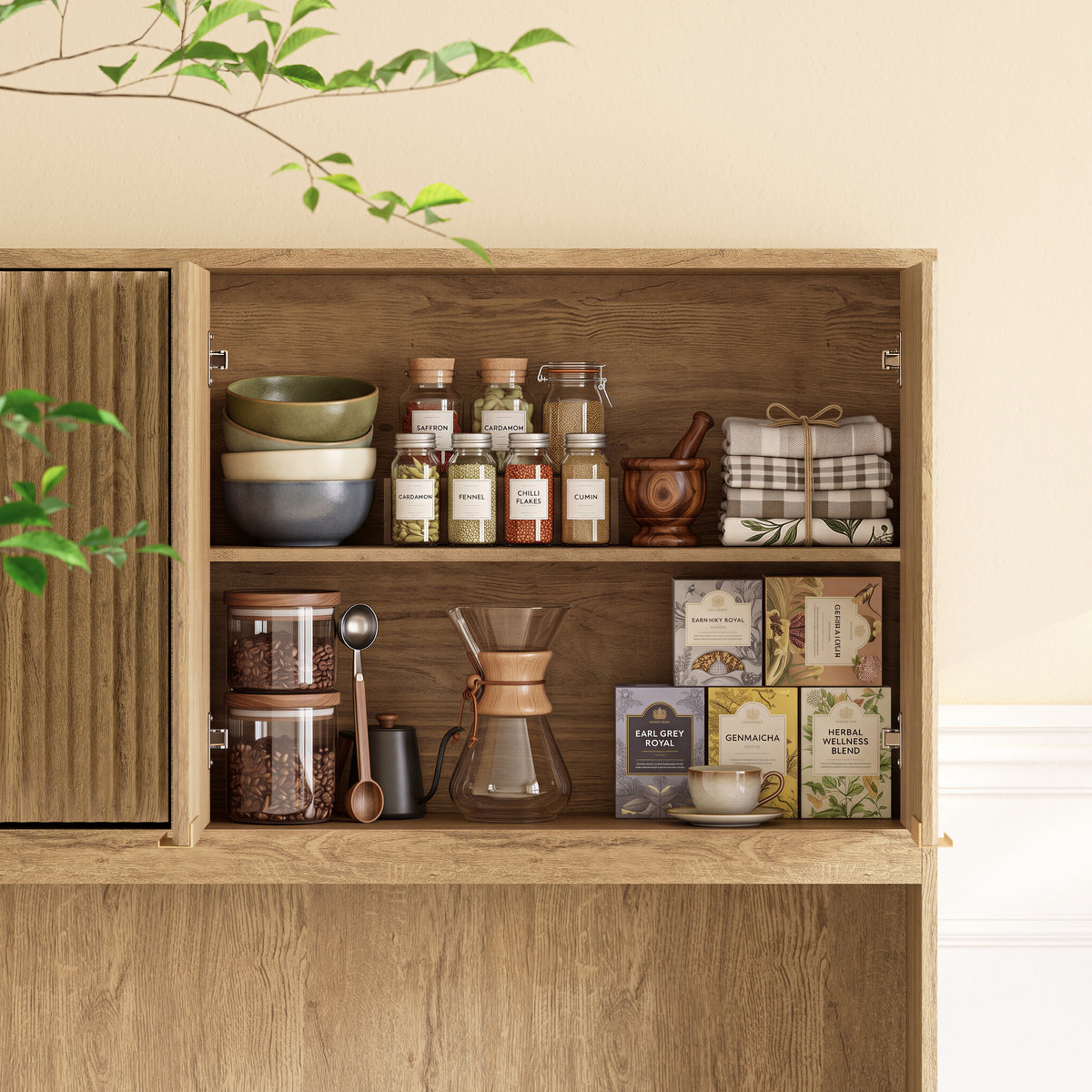 Talla Hutch Cabinet natural 