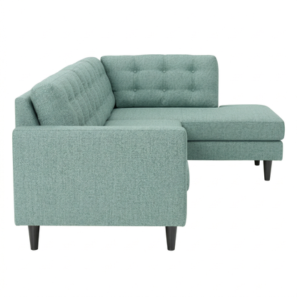 Seafoam Sage sectional sofa