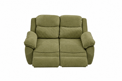 2 seater 6 seater charcoal green power recliner sofa 