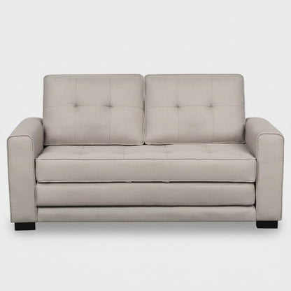 Loveseat Sofa cum Bed Beige 