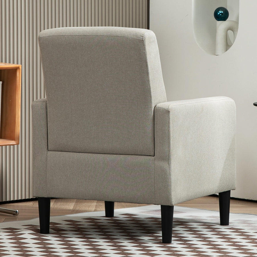 Light Camel Accent Armchair