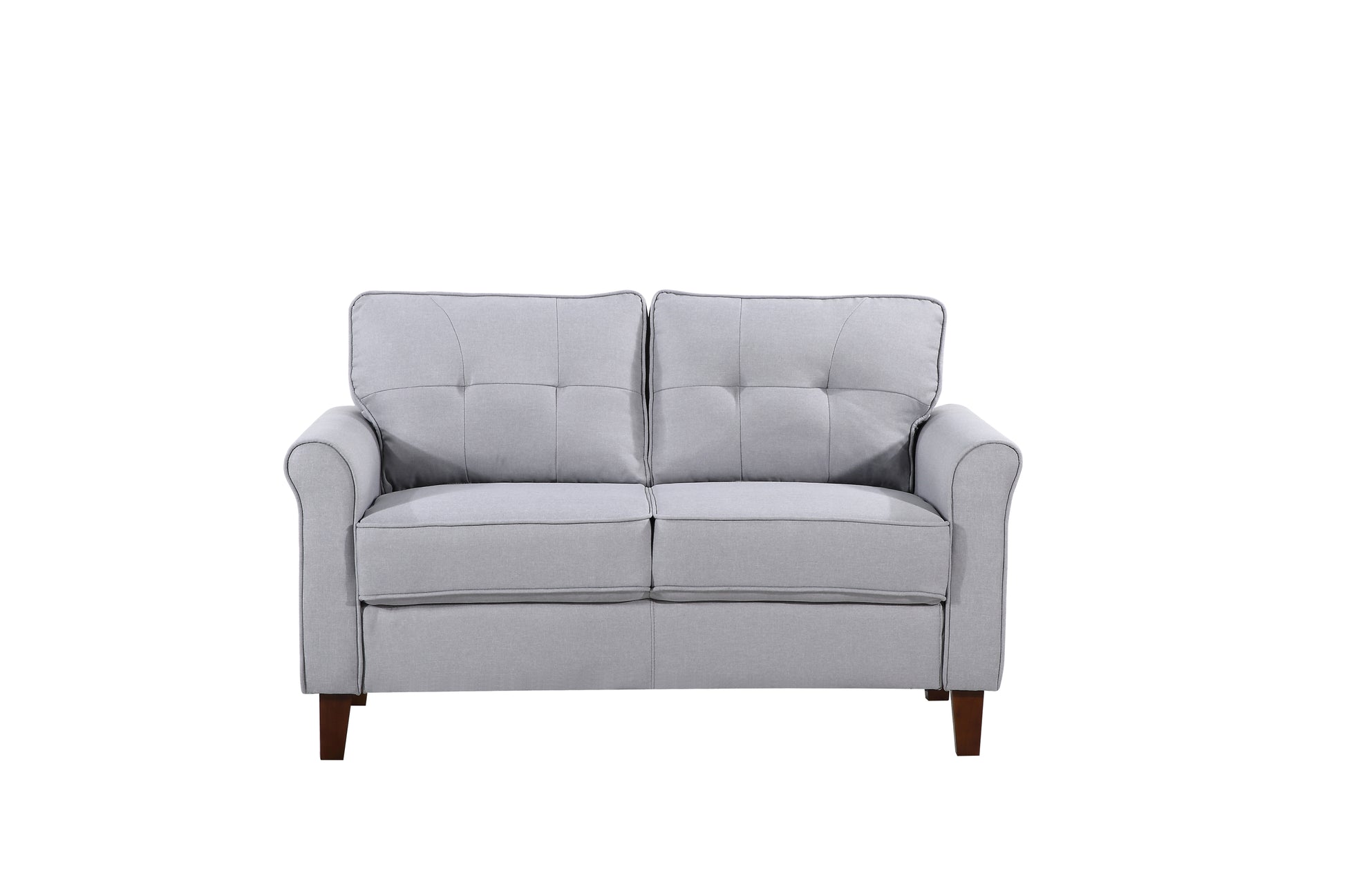 Light Gray Loveseat Sofa