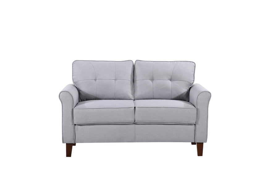 Light Gray Loveseat Sofa