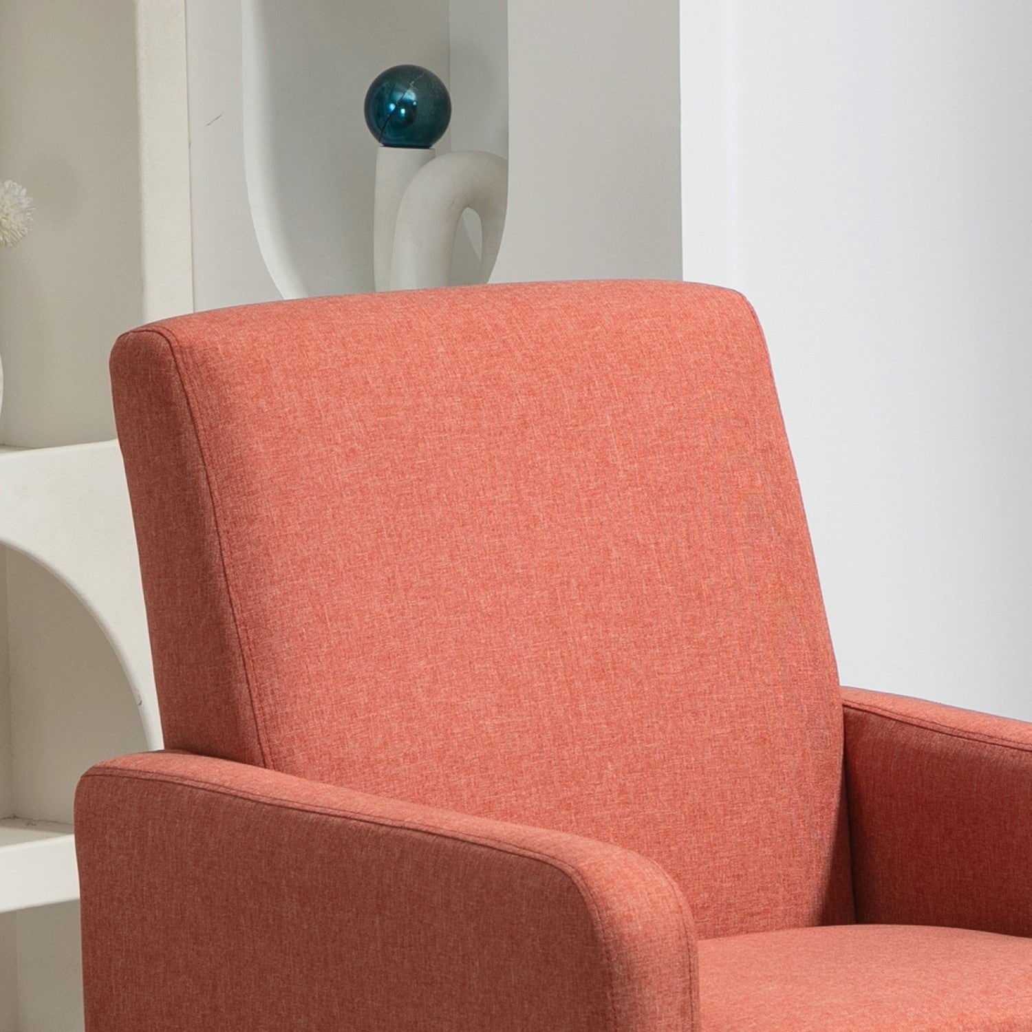 Red Accent Armchair