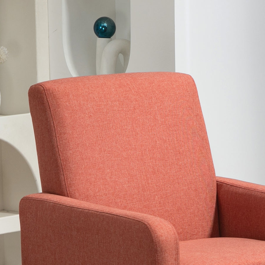 Red Accent Armchair