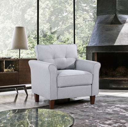 Light Gray 1 Seater Sofa