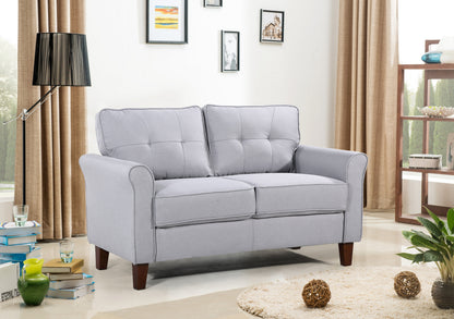 Light Gray Loveseat Sofa