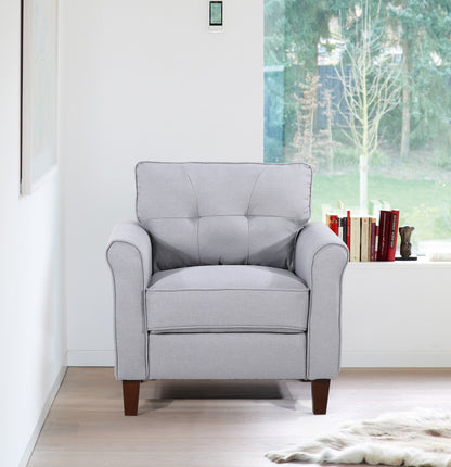 Light Gray 1 Seater Sofa