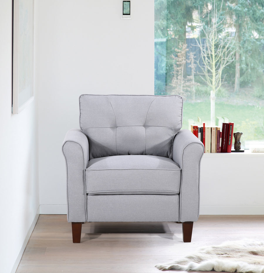 Light Gray 1 Seater Sofa