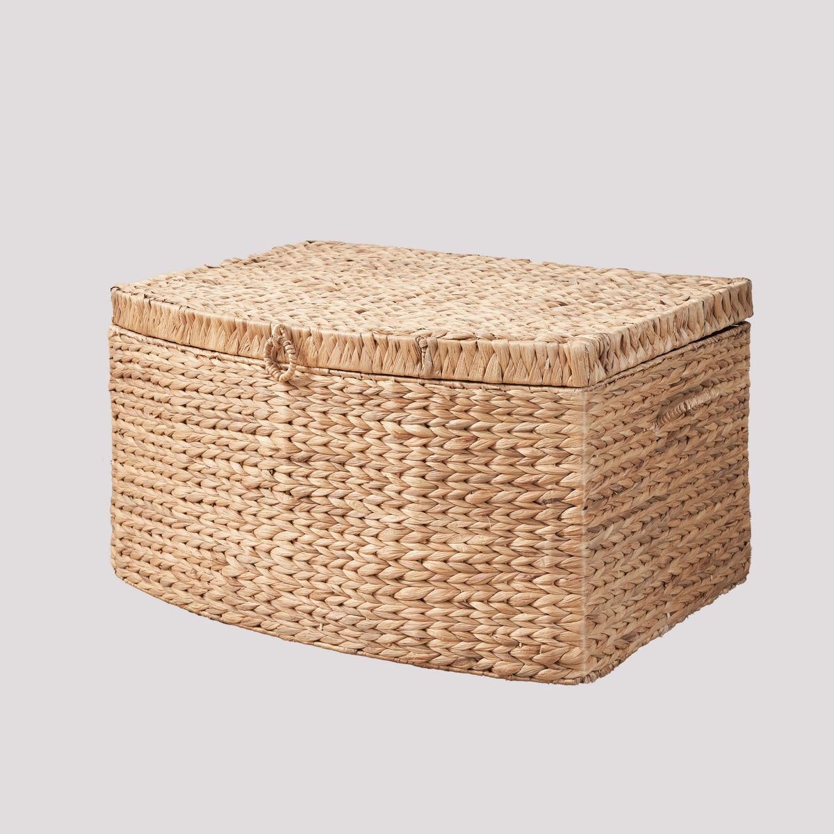 Curve Water Hyacinth Woven Wicker Trunk