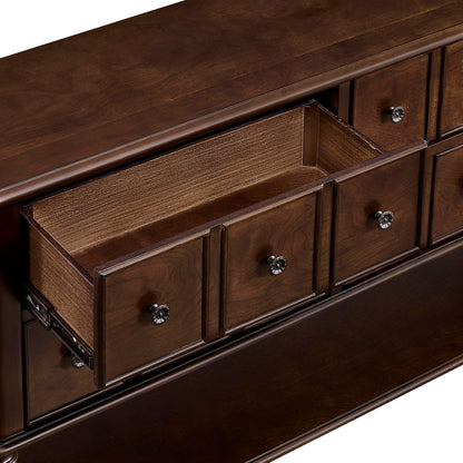 Walker  Espresso Vintage Console Table
