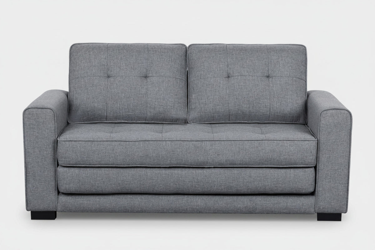 Loveseat Sofa cum Bed Light Gray