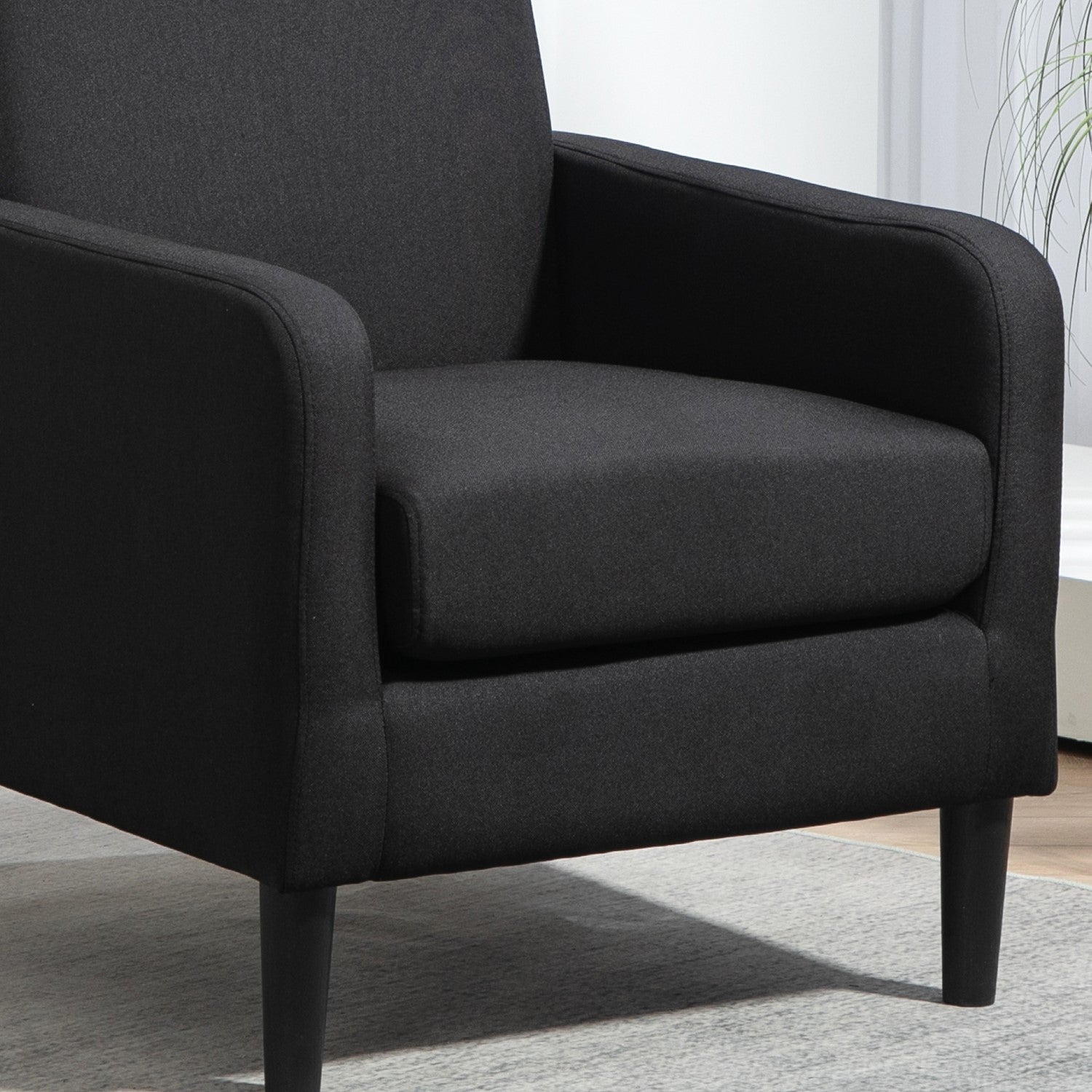 Black Accent Armchair