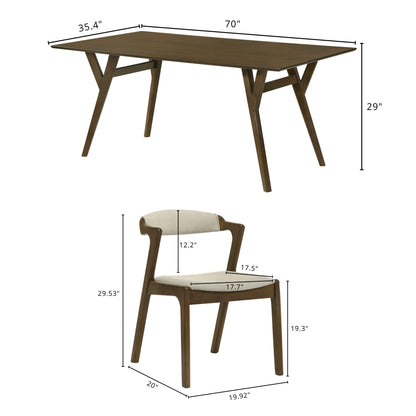 4 Seater  6 Seater  walnut dining set