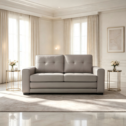 Loveseat Sofa cum Bed Beige 