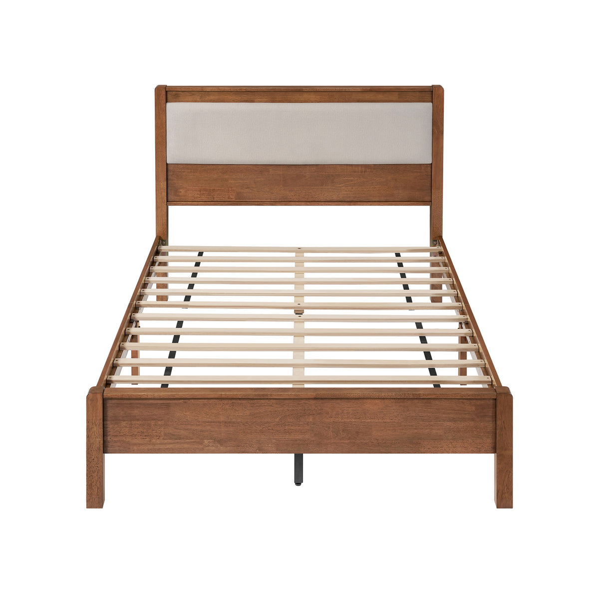 Boxer brown Bed with Upholstered Headboard