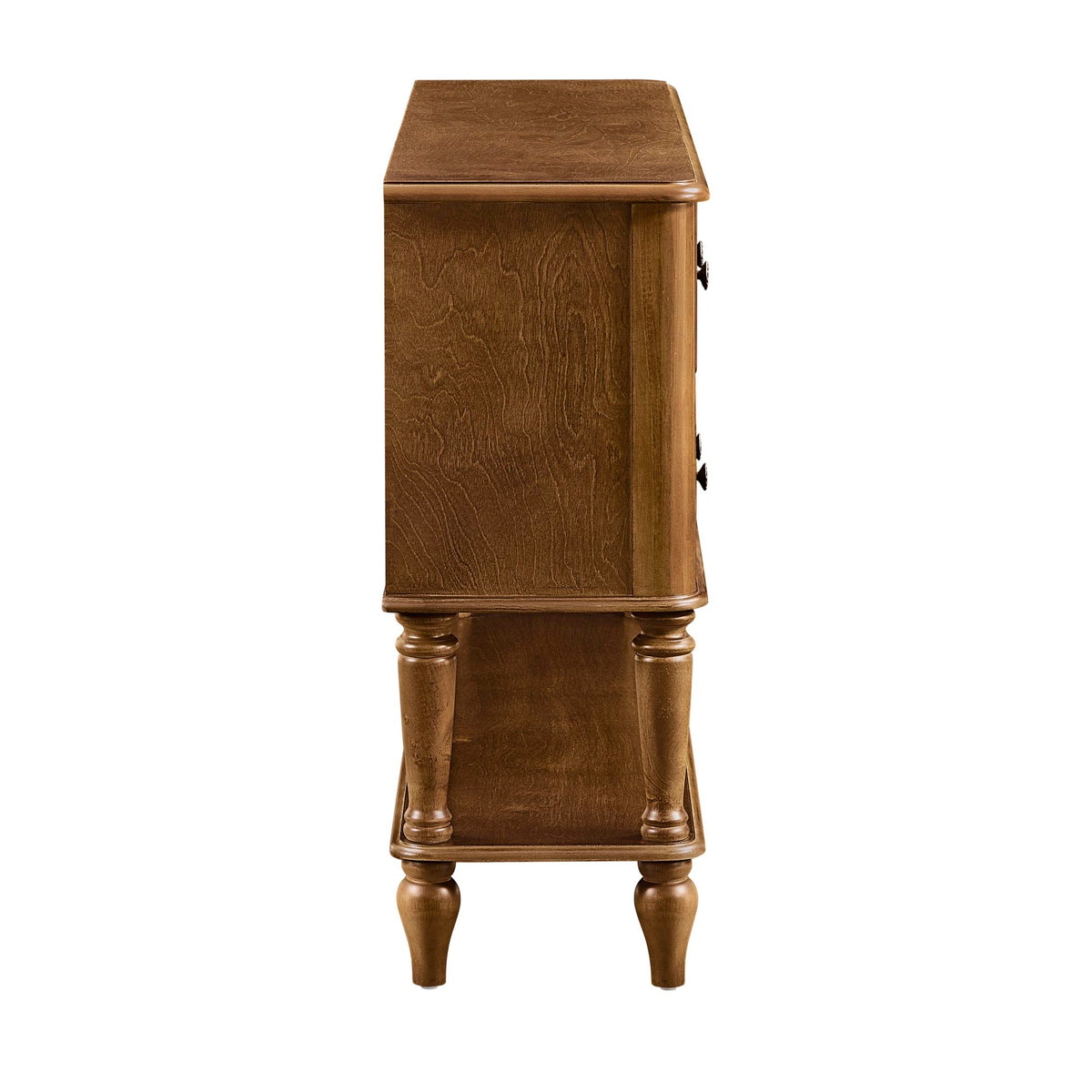 Walker Walnut Vintage Console Table