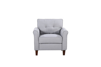Light Gray 1 Seater Sofa
