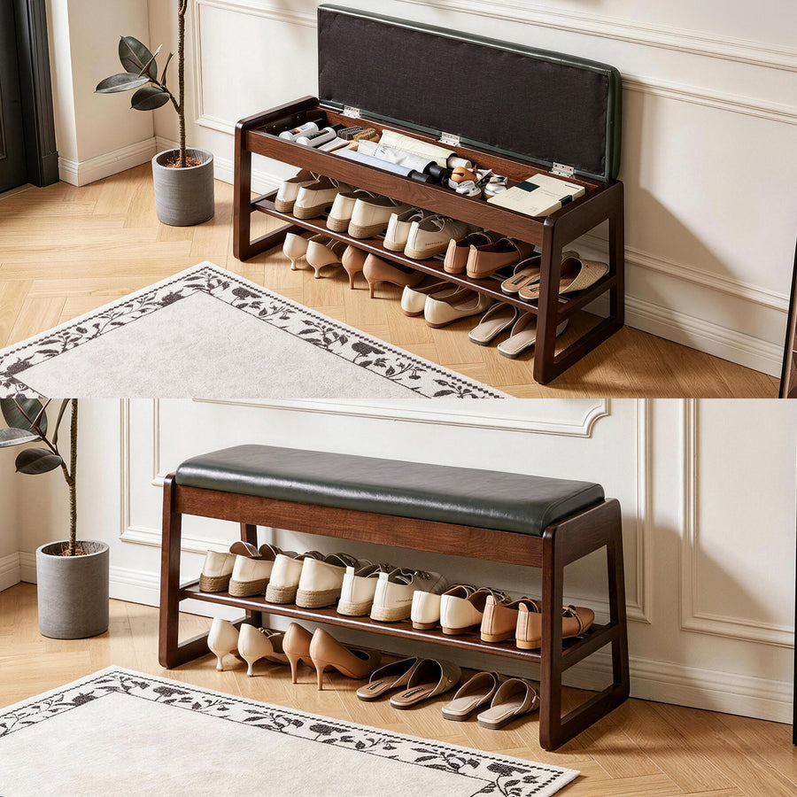 Kaka Wooden Benche with storage