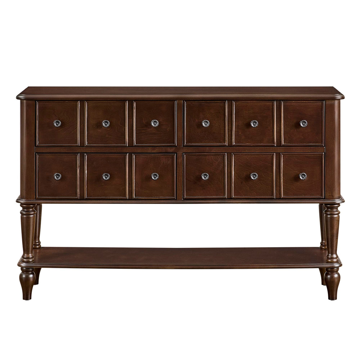 Walker  Espresso Vintage Console Table