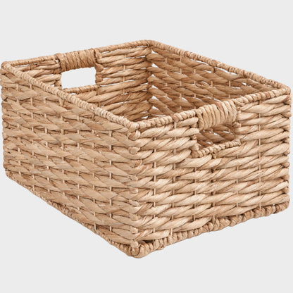 Water Hyacinth Storage Twisted Weave Basket