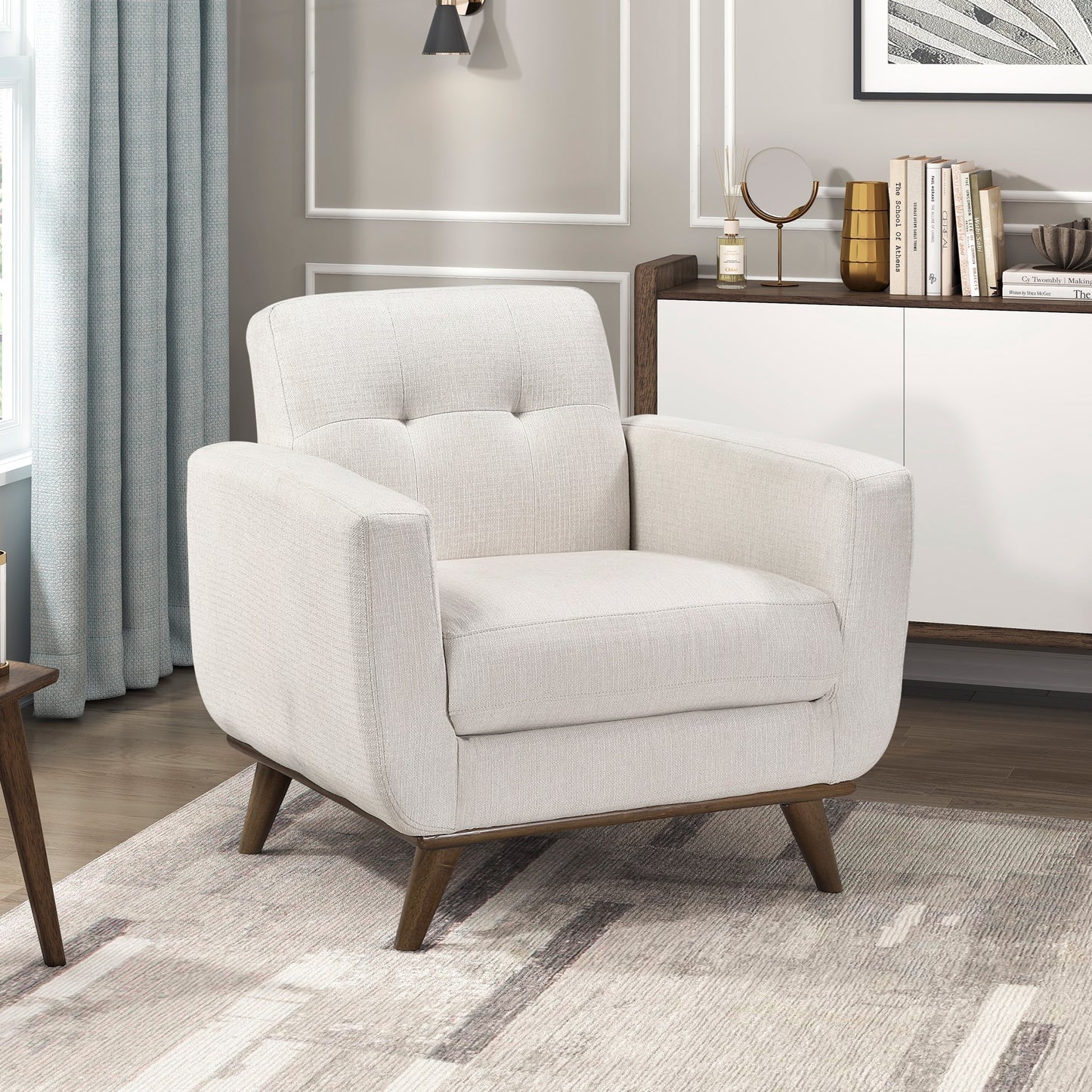 Contemporary Beige Chair