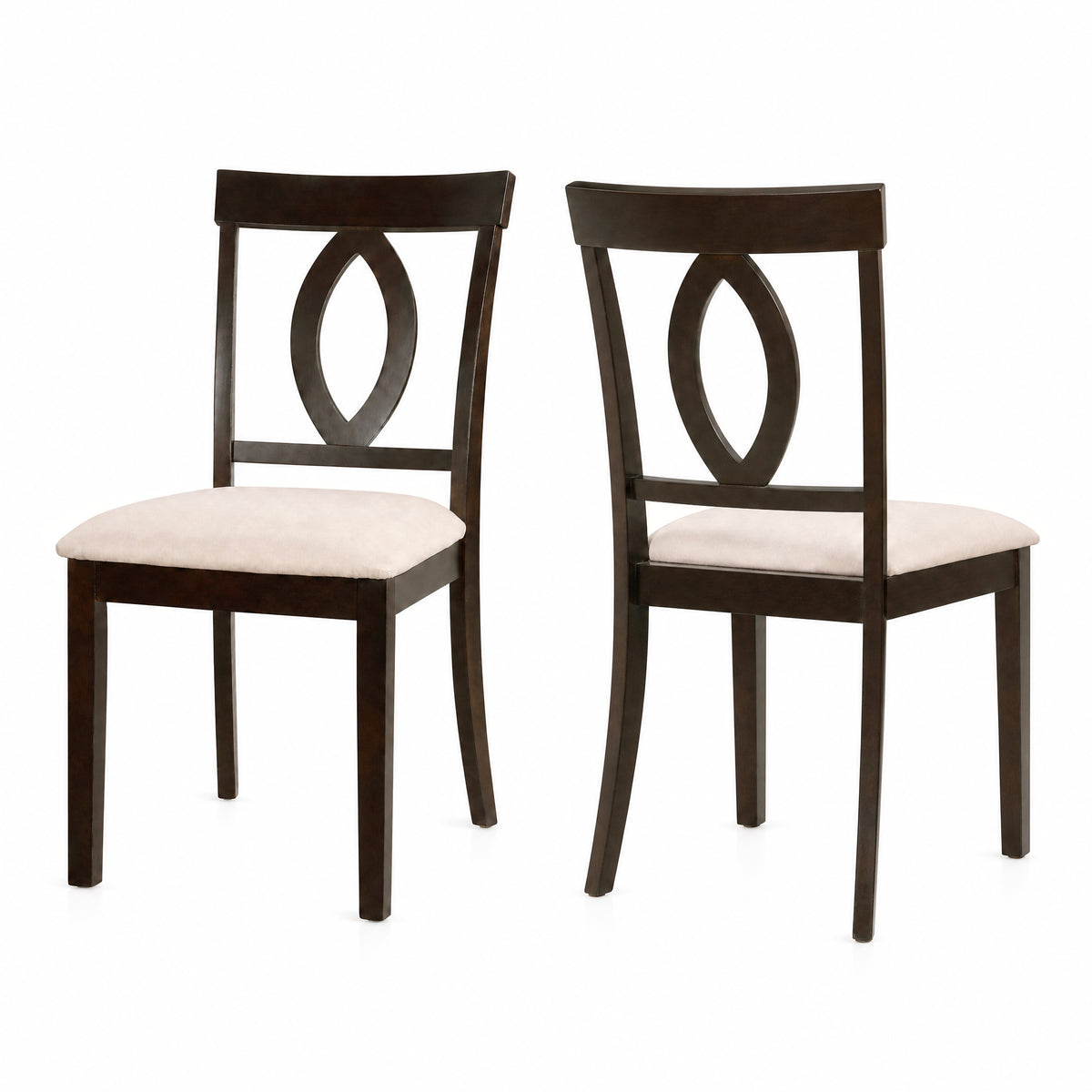 dark brown 3 Piece 5 piece Dual Drop Leaf Dining Set